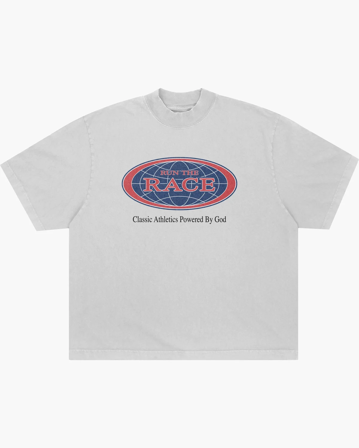Run The Race Tee - premium Christian streetwear tee by Real Love Apparel